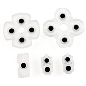 20 Sets Silicone Conductive Rubber Pads for Playstation4 PS4 JDM 055 JDS 055 JDM 050 JDM 050 Controller Buttons Repair Part (5pcs per set)