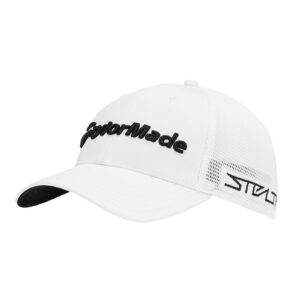 TaylorMade Golf Men's Standard Tour Cage Hat, White