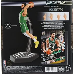 Hasbro Starting Lineup NBA Series 1 Jason Tatum Jayson Tatum 6" (15cm) Size Action Figure with Exclusive Panini Sports Trading Card Basketball F8188 Authentic