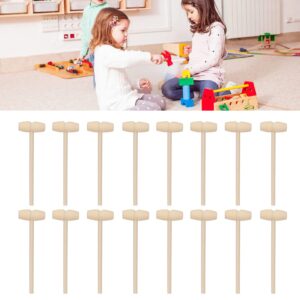 30pcs mini wooden crab lobster mallets seafood shellfish crab hammer craft toys for kids wooden mallets breakable heart hammer for chocolate heart