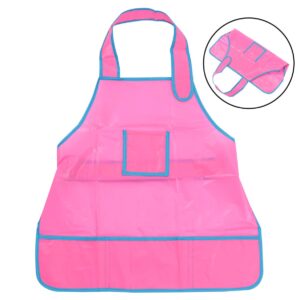 SOIMISS Children Painting Apron Painting Smock Painting Apron Overalls for Kids Overol Para Niño Kids Apron Children Drawing Plastic Art Supplies Children Painting Smock Child Apron