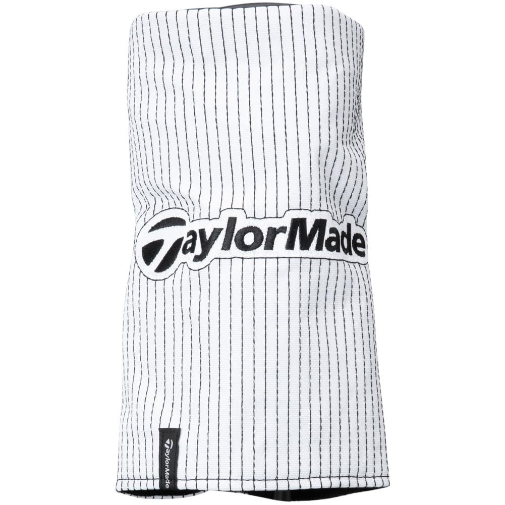 TaylorMade Golf BARREL DRIVER PINSTRIPE HEADCOVER,WHITE