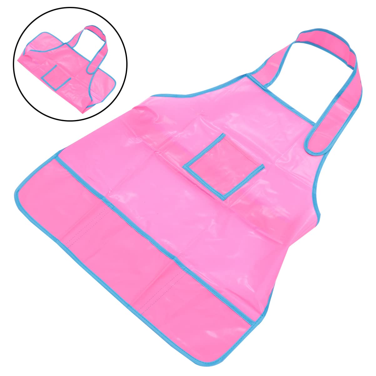 SOIMISS Children Painting Apron Painting Smock Painting Apron Overalls for Kids Overol Para Niño Kids Apron Children Drawing Plastic Art Supplies Children Painting Smock Child Apron