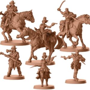 Zombicide Running Wild Expansion - Ride or Die in The Undead West! Cooperative Strategy Game with Tabletop Miniatures, Ages 14+, 1-6 Players, 45-60 Min Playtime, Made by CMON