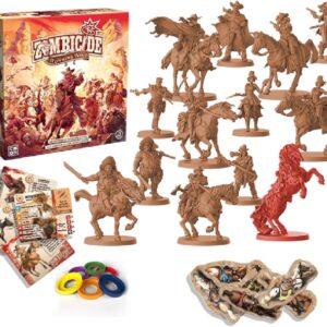 Zombicide Running Wild Expansion - Ride or Die in The Undead West! Cooperative Strategy Game with Tabletop Miniatures, Ages 14+, 1-6 Players, 45-60 Min Playtime, Made by CMON