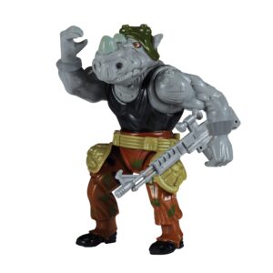 teenage mutant ninja turtles: 4” original classic rocksteady basic figure by playmates toys