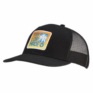 taylormade golf sunset trucker hat black