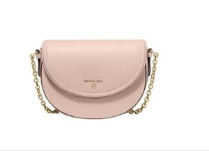 michael kors jet set charm saffiano leather crossbody bag (soft pink)