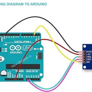 DIYables Joystick for Arduino, ESP32, ESP8266, Raspberry Pi, 4 pieces