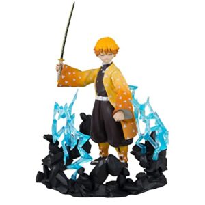 mcfarlane toys - demon slayer 5" deluxe wave 1 - zenitsu with thunder breathing accessories