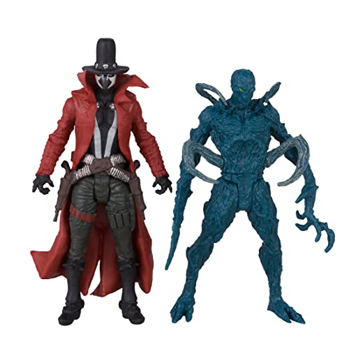 McFarlane Toys - Spawn Page Punchers 2pk Gunslinger and Auger 3in Action Figures with Comic