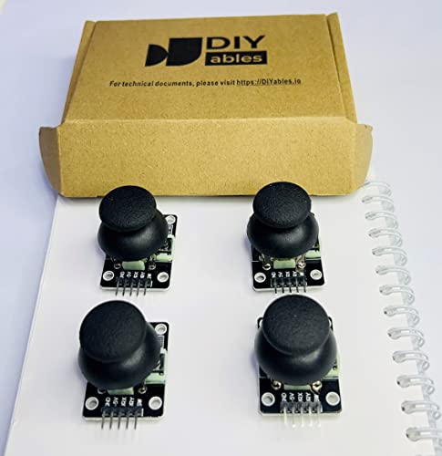 DIYables Joystick for Arduino, ESP32, ESP8266, Raspberry Pi, 4 pieces