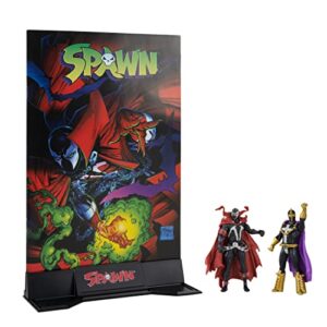 mcfarlane toys - spawn page punchers 2pk spawn and anti-spawn 3in action figures with comic