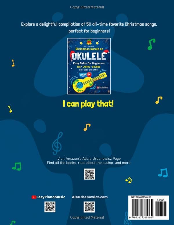 First 100 Songs to Play on Ukulele I Songbook for Beginners: Easy Classical Ukulele Solos I Sheet Music with Letters TAB Lyrics Chords I Big Book for ... Classic Traditional Melody I Tablature