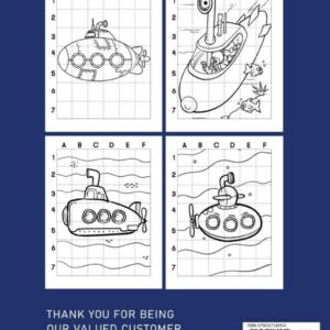 How To Draw Submarine For Kids: Step By Step Drawing Book With 30 Pictures Inside To Learn To Draw | Gifts For Little Boys And Girls On Special Days