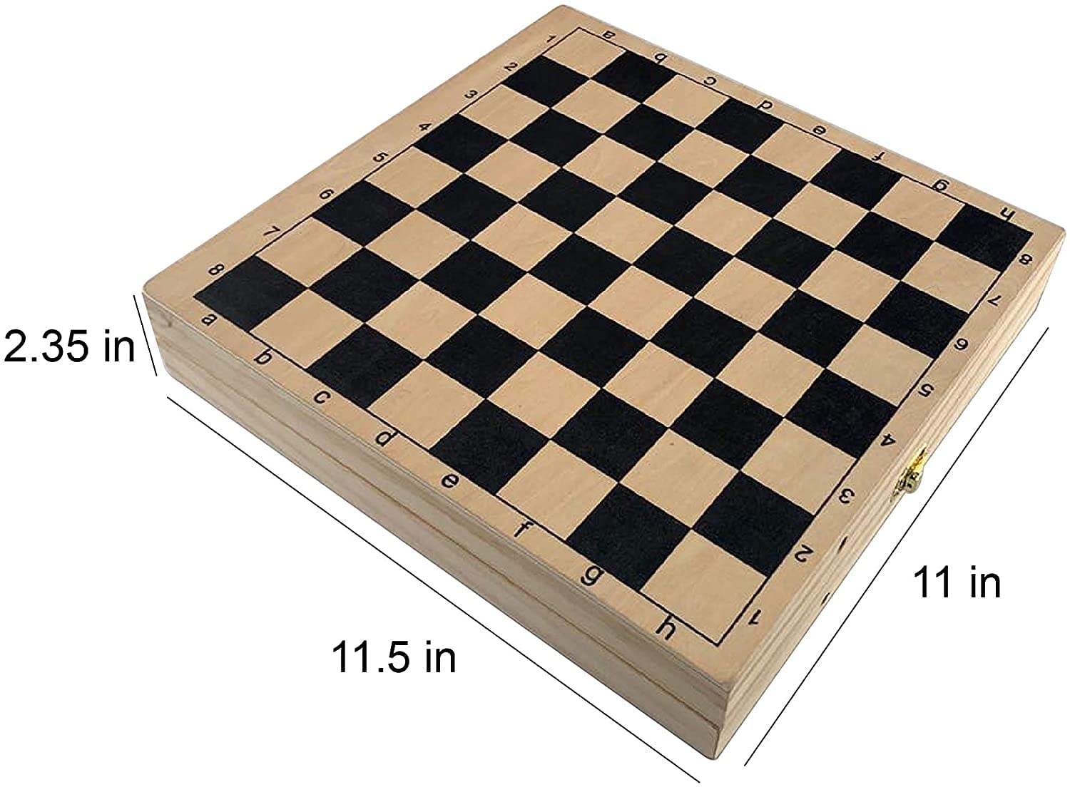 Sling Puck Game, Chess Game Set, Fast Sling Puck Game with Chess Game, 2 in 1 Board Game Set, Large Size 22.7 in x 12.5 in, Wooden Hockey Table Game