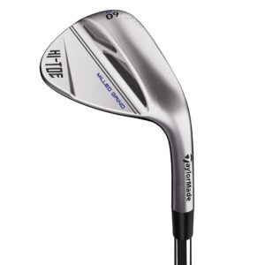 taylormade golf -hi-toe3 wedge chrome standard bounce 52.09/right hand stiff