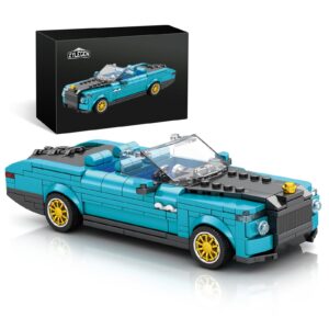 ZYLEGEN RR Boat Tail Sports Car Technique Car Building Kit,MOC Building Blocks Set to Build,Collectible Race Car Display Model,Creative for Car Lovers(417pcs)