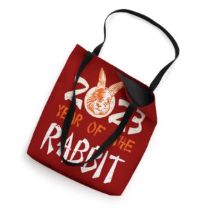 2023 Year of the Rabbit Chinese New Year 2023 Zodiac Rabbit Tote Bag