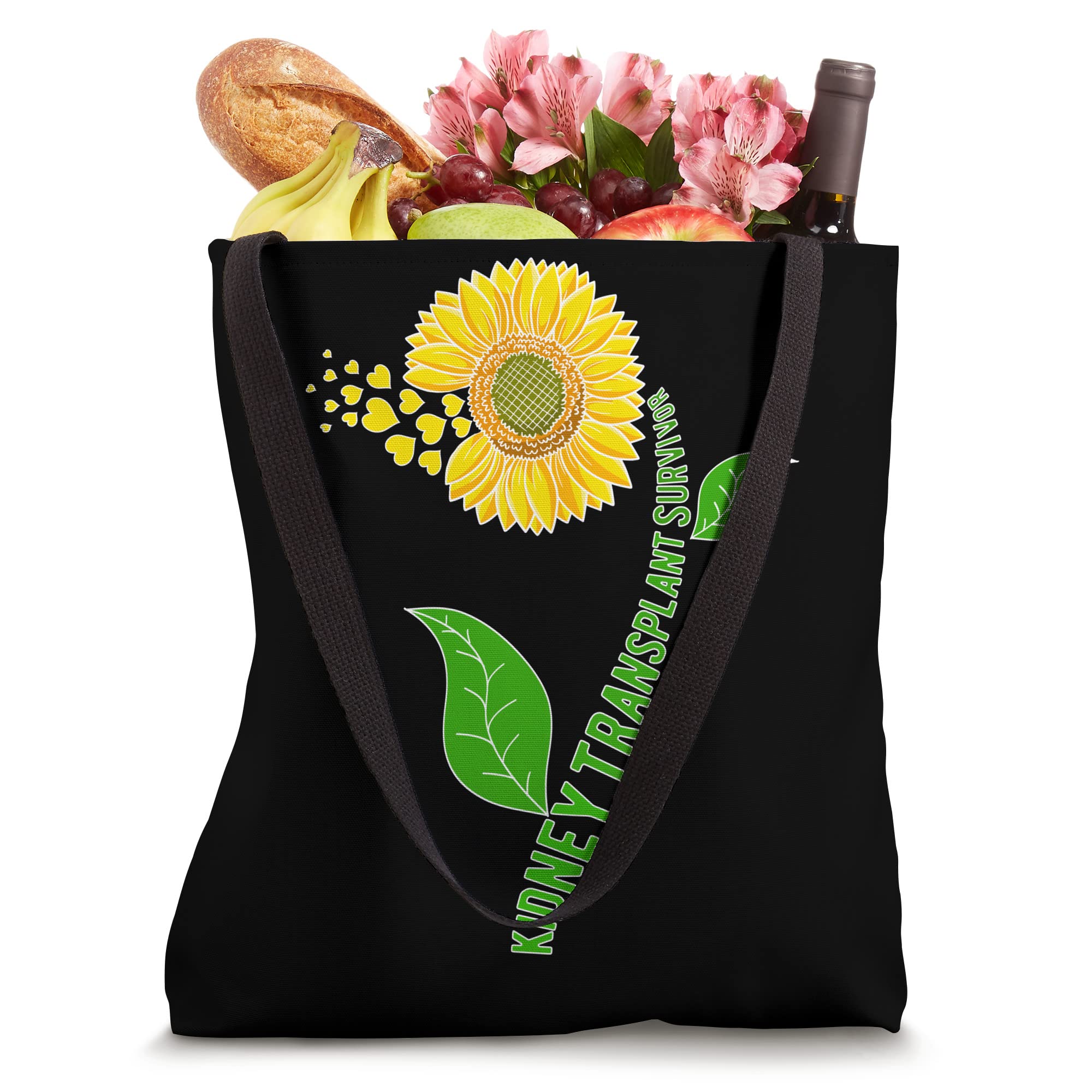 Post Kidney Transplant Survivor Sunflower Kidney Recipient Tote Bag