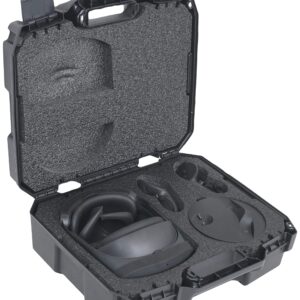 Case Club Hard Carry Case- Fits Meta Oculus Quest Pro VR Headset, 2 Touch Pro Controllers, Charging Base, Cords & More! Lockable Case w/Shock Absorbing Pre-Cut Foam Fits Quest Pro Out of the Box!