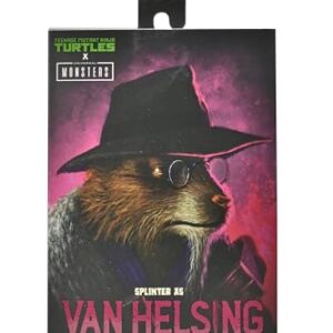 NECA - Universal Monsters vs TMNT - Splinter As Van Helsing Ultimate 7" Action Figure