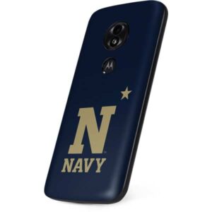 Skinit Decal Phone Skin Compatible with Moto E5 Play - Officially Licensed College United States Naval Academy Design