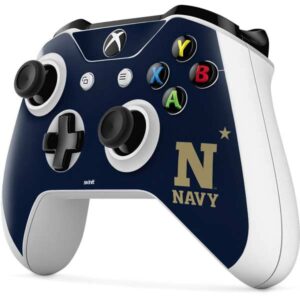 Skinit Decal Gaming Skin Compatible with Xbox One S All-Digital Edition Bundle - Officially Licensed College United States Naval Academy Design