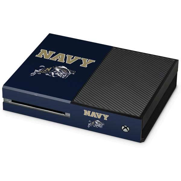 Skinit Decal Gaming Skin Compatible with Xbox One Console - Officially Licensed College Navy Design