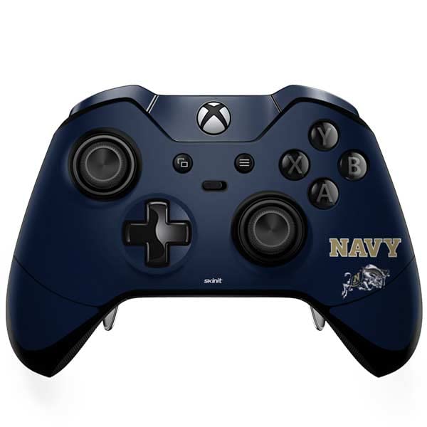 Skinit Decal Gaming Skin Compatible with Xbox One Elite Controller - Officially Licensed College Navy Design