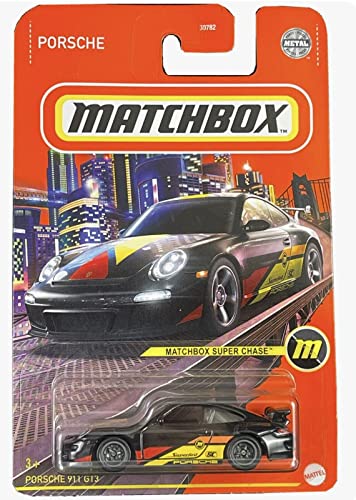 Matchbox 2023 Super Chase [Porsche 911 GT3] Black