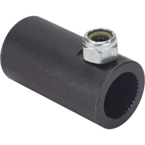 Steering U-Joint and Coupler, 3/4"-36 to 3/4" Round Weld-On