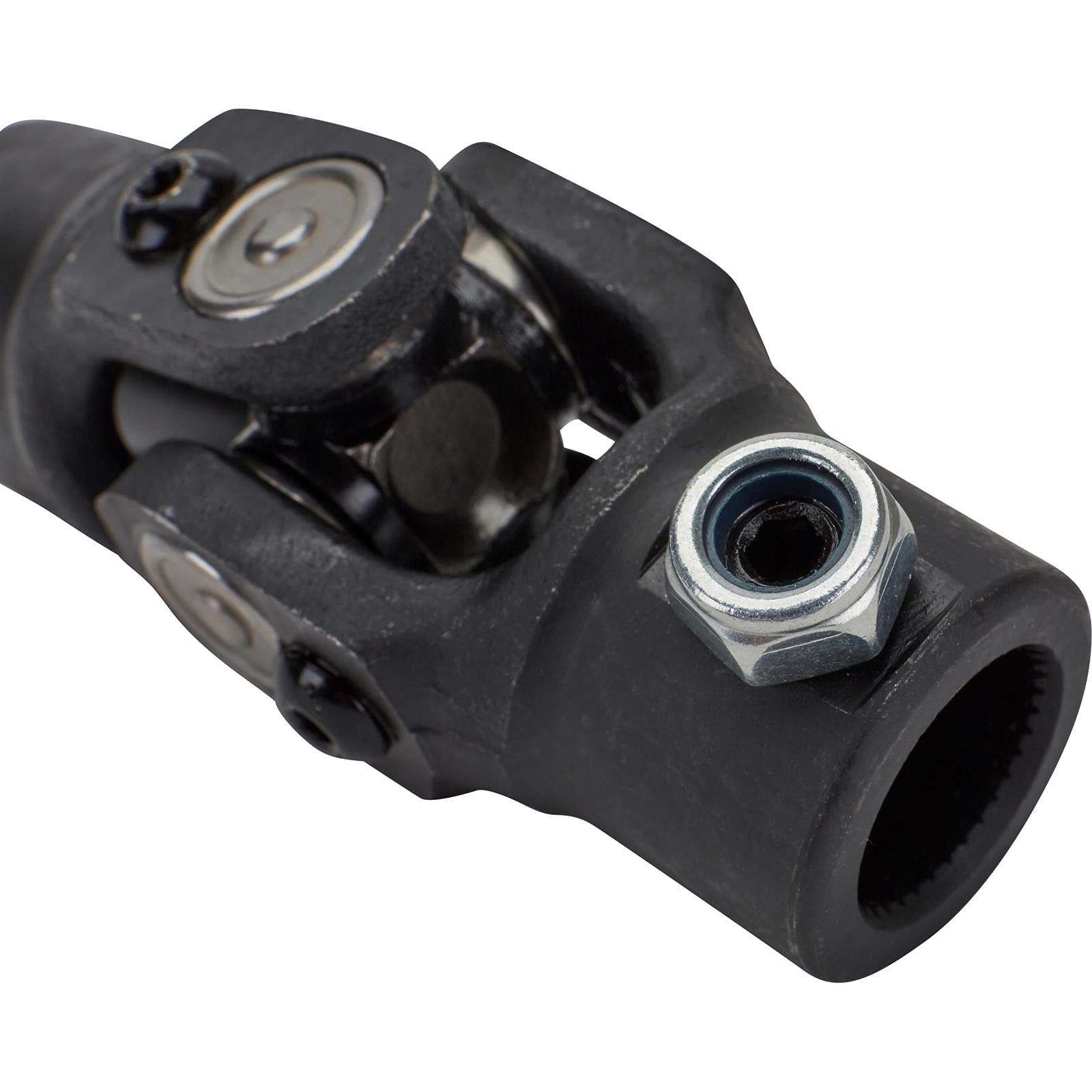 Steering U-Joint and Coupler, 3/4"-36 to 3/4" Round Weld-On