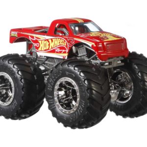 Hot Wheels Monster Trucks Set of 12 (1:64 Scale) + Hot Wheels Monster Trucks Stunt Tire Playset (Amazon Exclusives)