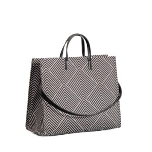 FARZI 2023 New Women's Handbag Tote Bag Commuting Fashion Texture Houndstooth Portable Shoulder Bag