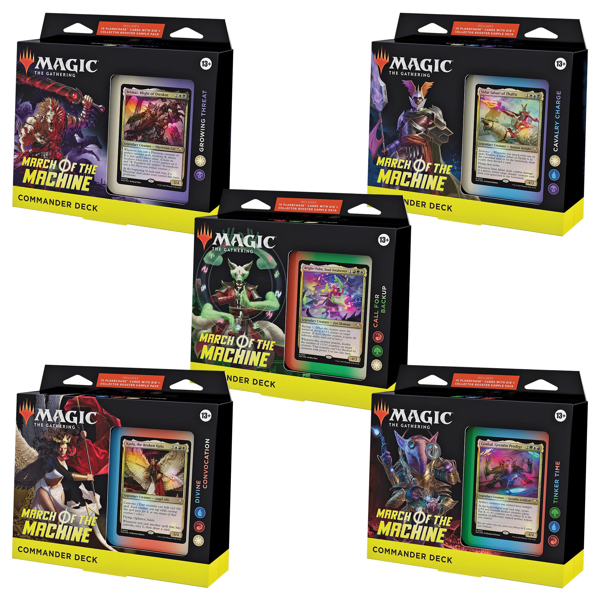 Magic: The Gathering March of the Machine Commander Deck Bundle – 5 Deck Set