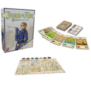 Capstone Games Joan of Arc: Orléans Draw & Write - Capstone Games, Competitive Or Solo Mode, -Tile Placement Strategy Game, Ages 10+, 1-5 Players, 45 Minute Playing Time