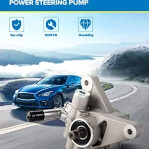 PHILTOP 21-5993 Power Steering Pump Direct Fits Odyssey 1999-2004 3.5L, Accord 1998-2002 3.0L, Power Steering Asist 56110P8A003, 56110P8CA01