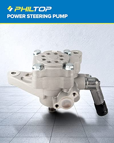 PHILTOP 21-5993 Power Steering Pump Direct Fits Odyssey 1999-2004 3.5L, Accord 1998-2002 3.0L, Power Steering Asist 56110P8A003, 56110P8CA01