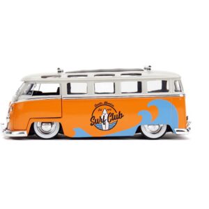 Punch Buggy Slug Bug 1:24 1962 Volkswagen Bus Die-Cast Car, Toys for Kids and Adults