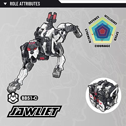 52TOYS BEASTBOX BB-51C JAWLIET Deformation Toys Action Figure, Converting Toys in Mecha and Cube, Perfect Birthday Party Gift for Teens and Adults