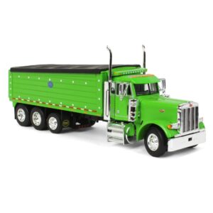 DCP Products 1/64 Lime Green Peterbilt 379 w/ Tri-axle MAC Dump Body 60-1341