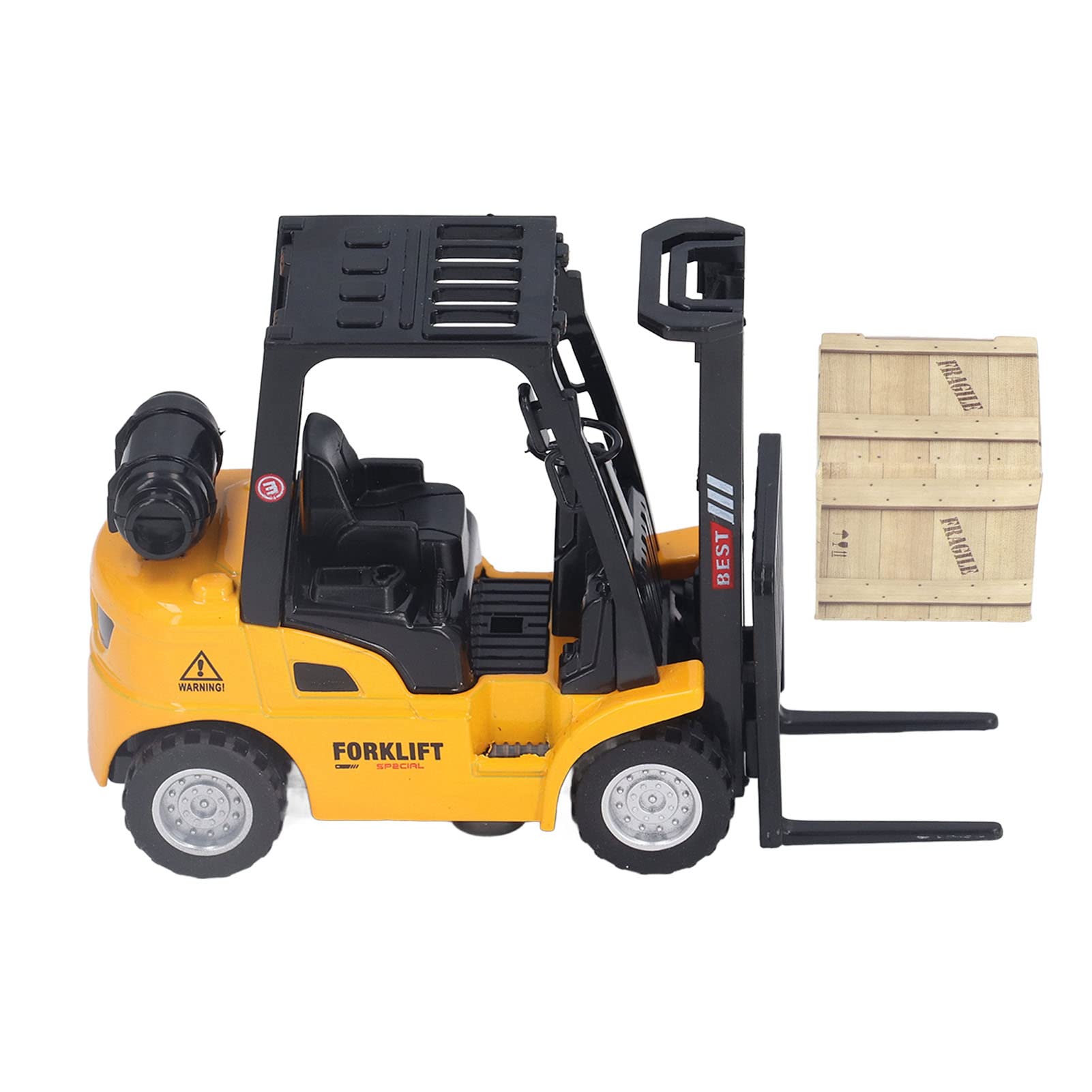 Plplaaoo Forklift Truck Toys,5.1x2.0x3.1in Construction Toys Construction Vehicles Forklift Toy Forklift Construction Truck Toys Engineering Vehicle Model for 3 Years Old and Up Kids