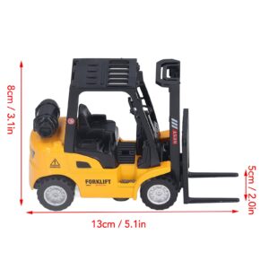 Plplaaoo Forklift Truck Toys,5.1x2.0x3.1in Construction Toys Construction Vehicles Forklift Toy Forklift Construction Truck Toys Engineering Vehicle Model for 3 Years Old and Up Kids