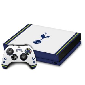 Head Case Designs Officially Licensed Tottenham Hotspur F.C. 2022/23 Home Kit Logo Art Vinyl Sticker Gaming Skin Decal Cover Compatible with Xbox One X Console and Controller Bundle