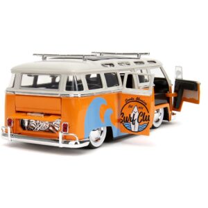 Punch Buggy Slug Bug 1:24 1962 Volkswagen Bus Die-Cast Car, Toys for Kids and Adults