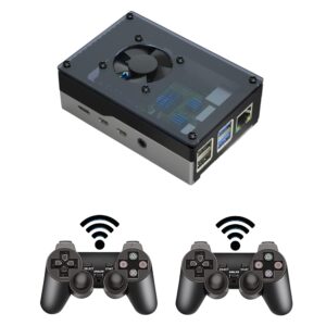 retropie batocera 512gb raspberry pi 4b retro gaming console complete build - 60+ consoles wireless controllers kit