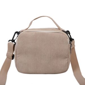 Crossbody Bag for Women Plush Soft Shoulder Messenger Bag Mini Small Flap Pocket Winter Purse for Student Girls