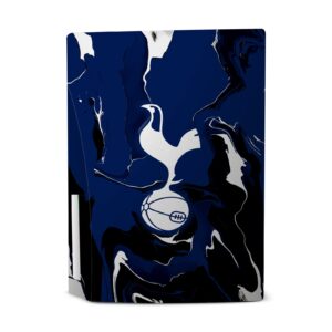 Head Case Designs Officially Licensed Tottenham Hotspur F.C. Marble Logo Art Vinyl Faceplate Gaming Skin Decal Compatible With Sony PlayStation 5 PS5 Disc Edition Console & DualSense Controller