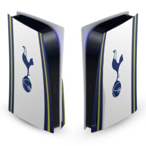 head case designs officially licensed tottenham hotspur f.c. 2022/23 home kit logo art vinyl faceplate sticker gaming skin decal cover compatible with sony playstation 5 ps5 disc edition console